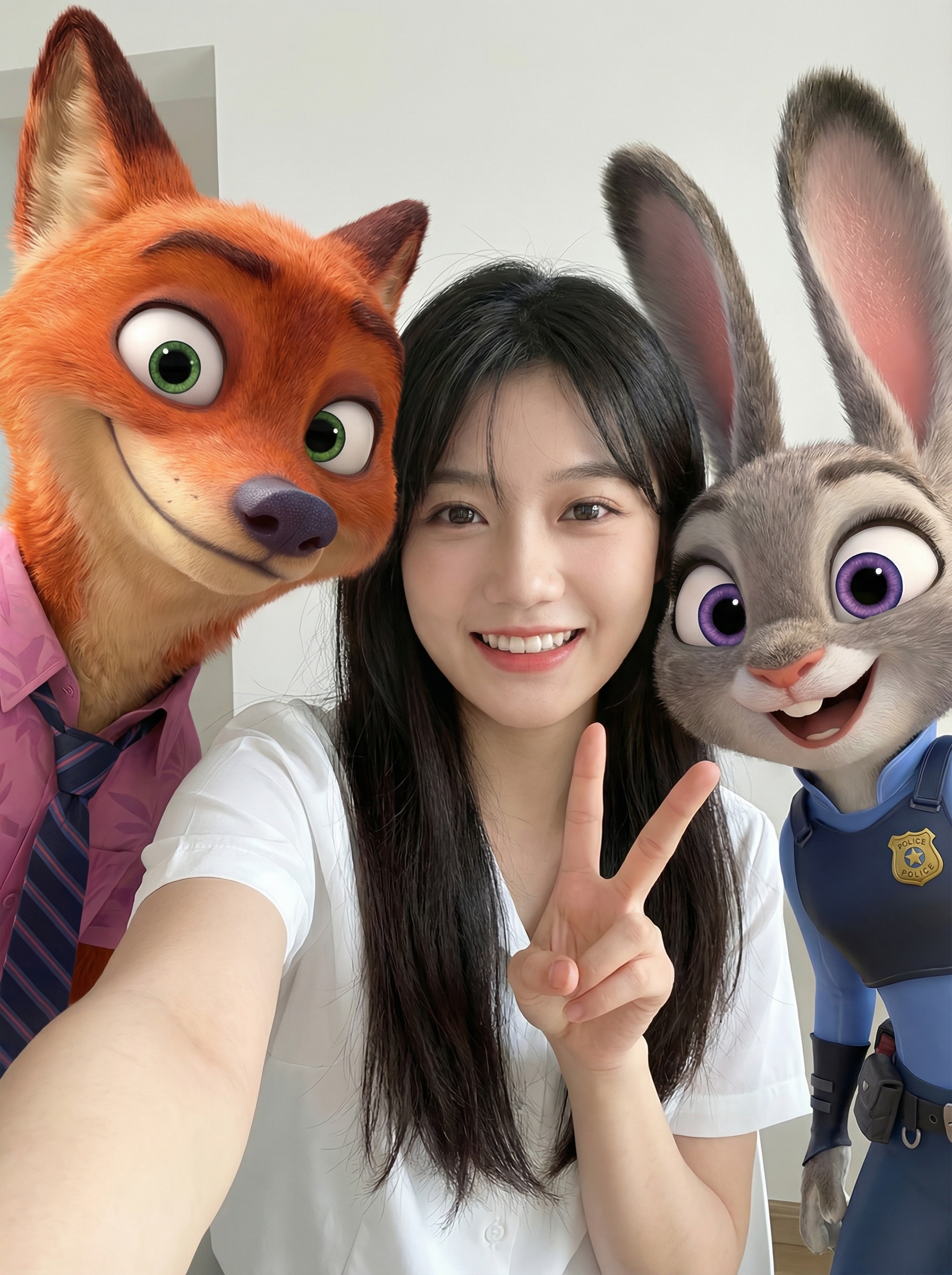 疯狂动物城合照