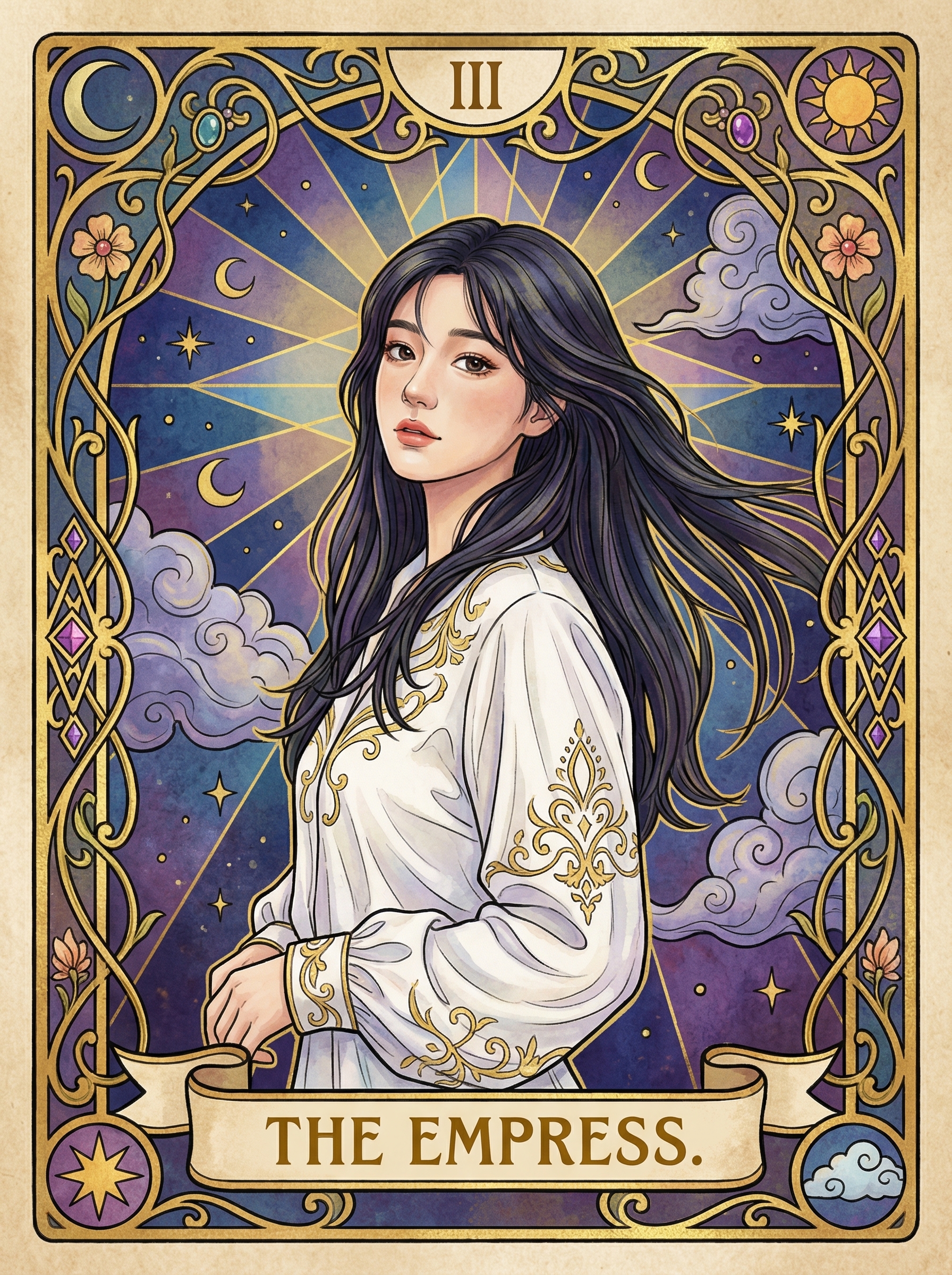 塔罗牌插画(9:16效果更好)