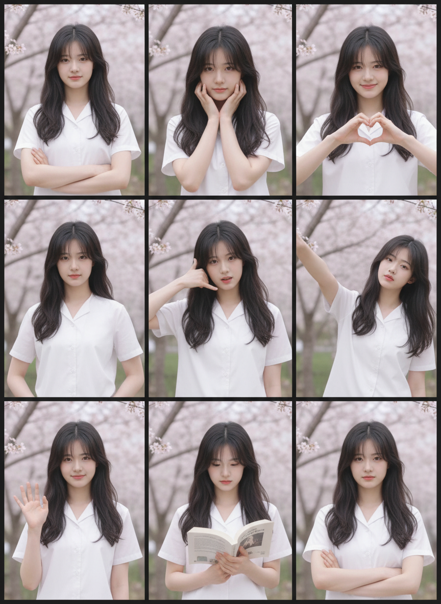 3x3照片拼贴网格