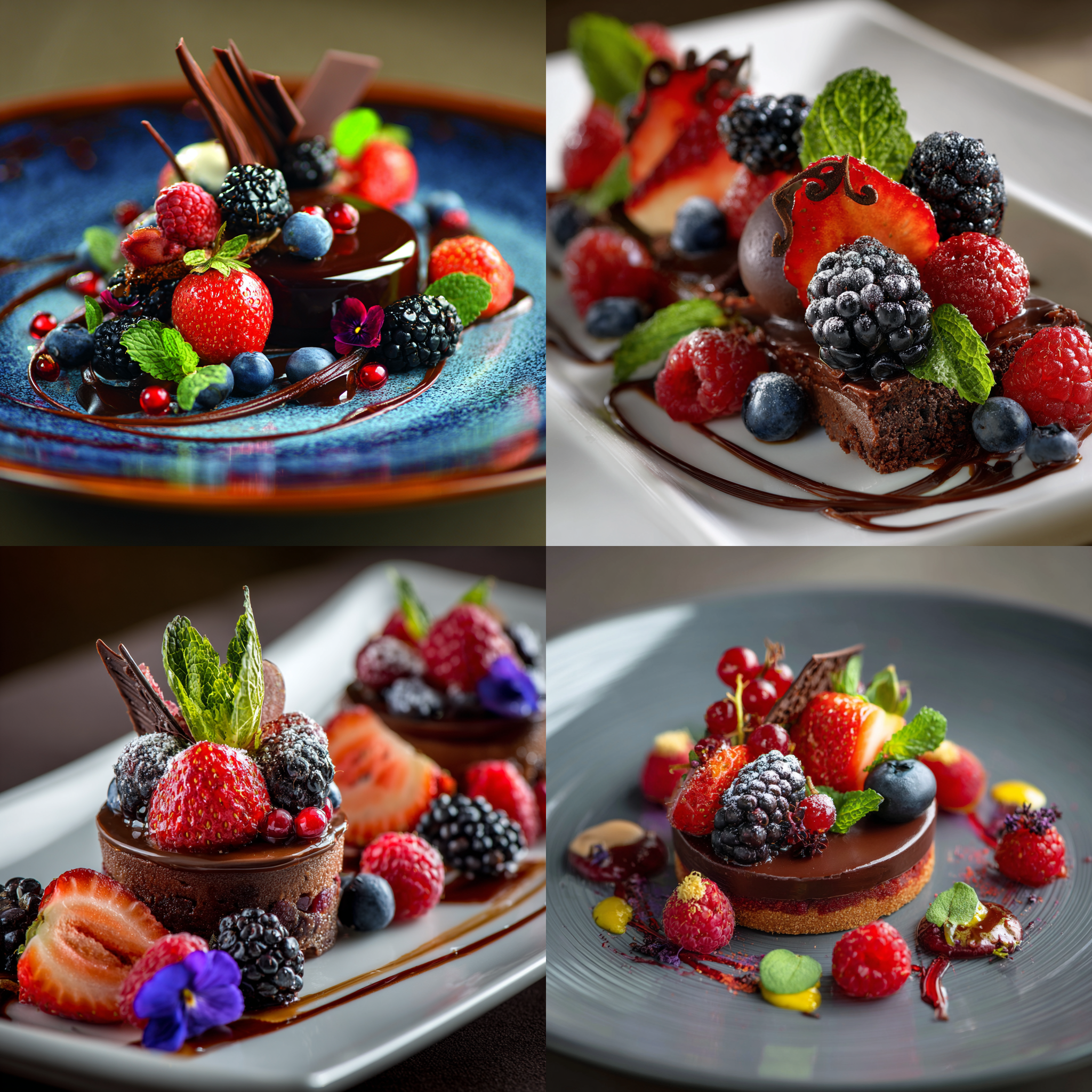 高端法式甜品摆盘 · 商业美食摄影